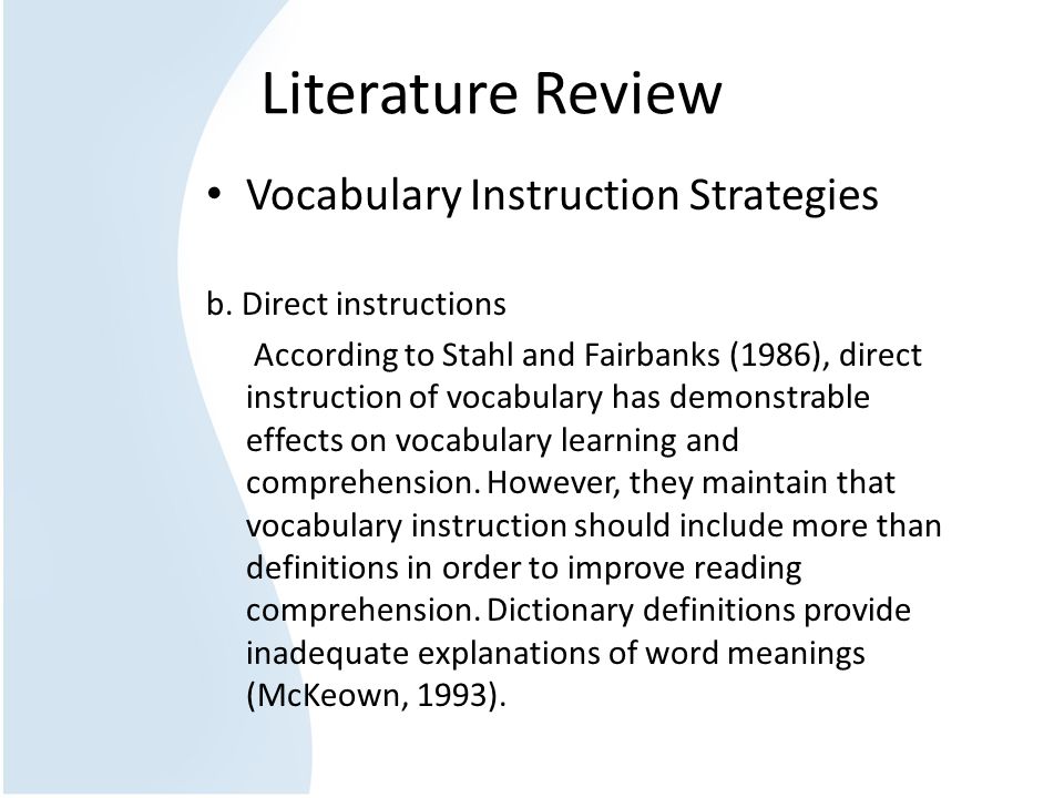 Literature Review On Improving Reading Skills